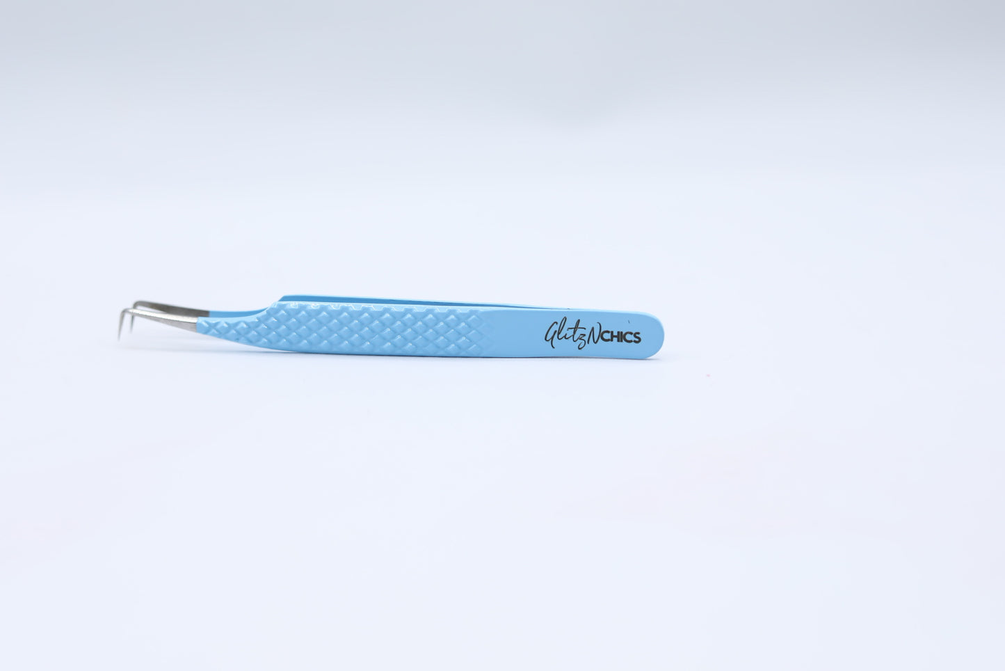 Baby Blue 90 Degree  Tweezer