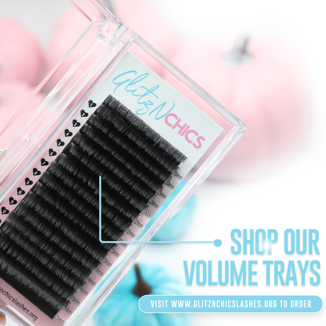 Glitzy Cashmere Volume Lash Trays 0.5 CC curl